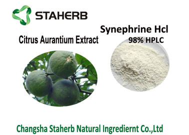 Chine Extrait d'Aurantium d'agrume de 98% Synephrine, HCL d'extrait de peau d'orange amère soluble dans l'eau fournisseur