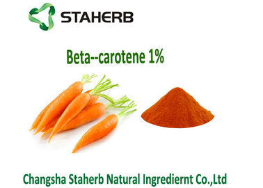 Chine Caducité naturelle du carotène 1% de β- d'additifs d'extrait de carotte résistante fournisseur
