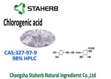 Chine Documentations de référence standard chlorogéniques de l'acide 98%, extrait CAS de fleur de chèvrefeuille 327 97 9 fournisseur