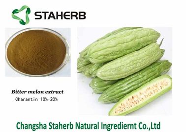 Chine Matières premières de Charantin de poudre de Brown jaune/extrait amer de melon pour le poids perdant fournisseur