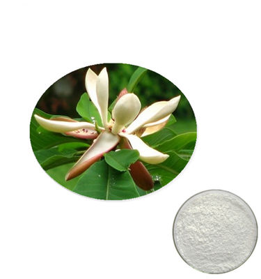 Chine l'usine antimicrobienne extrait le honokiol d'extrait d'écorce de magnolia pour des suppléments sains fournisseur
